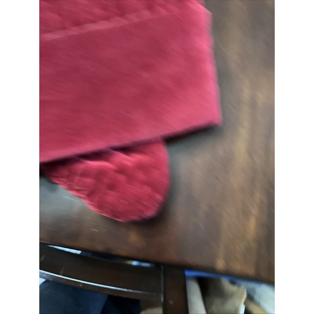 Pottery Barn Kids‎ Teen Christmas Stocking DAISY Monogram Red Velvet Large Read